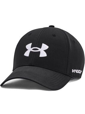 Under Armour | Black Hat with White Logo - Golf Style